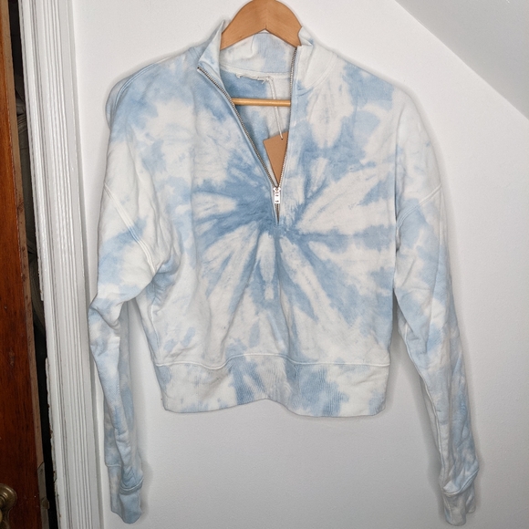 Reformation Tops - REFORMATION Marla Zip Sweatshirt Tie Dye Tornado